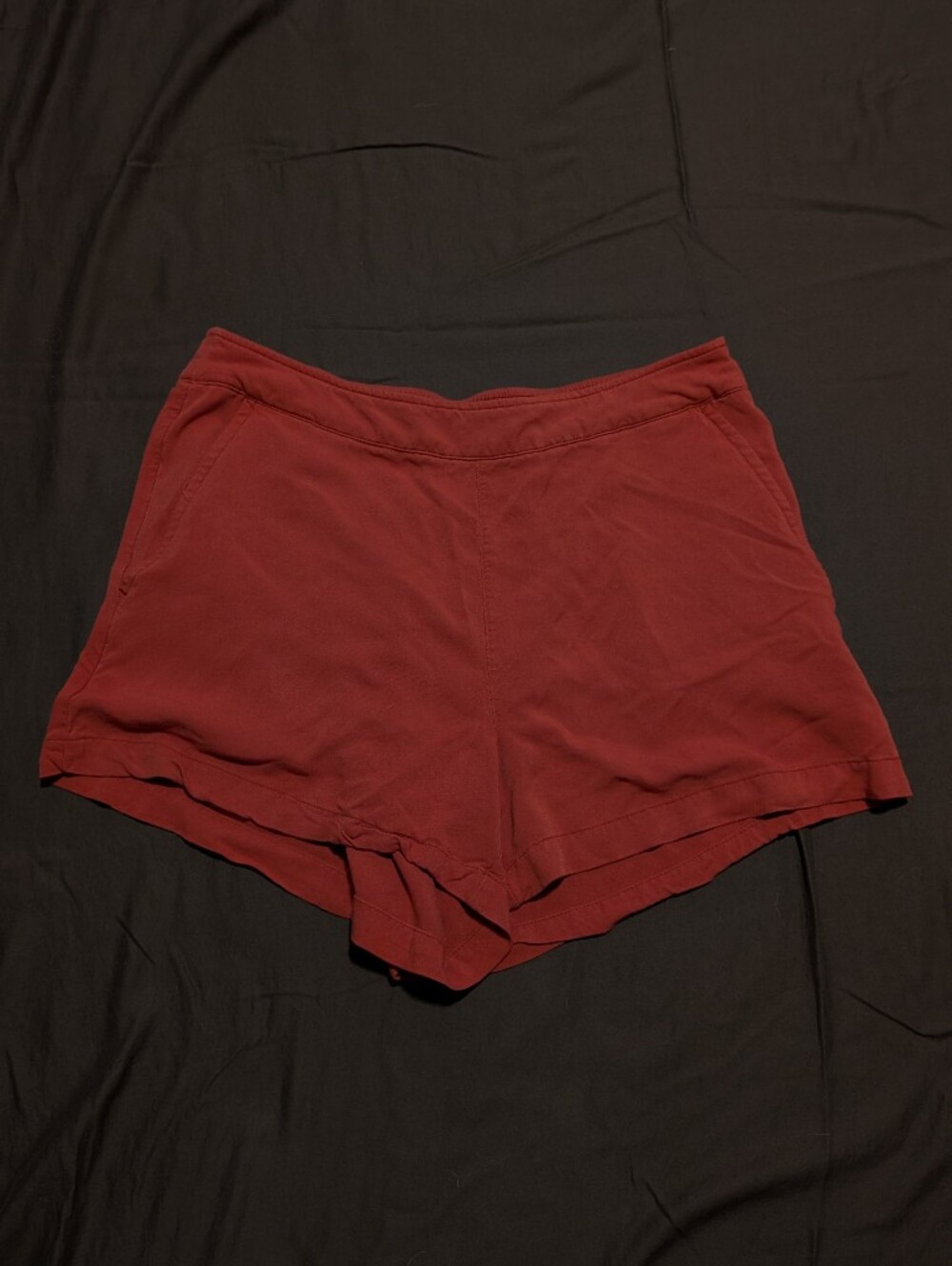 Old Navy Women's Dark Orange Casual Shorts, Size Large